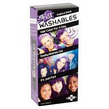 You will have a dark purple color on your hair when you go to the hair salon and ask the hairdresser to help you dye your hair purple. Splat Washables Purple Swag Hair Color 1 Day Purple Hair Dye Walmart Com Walmart Com