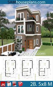 House Plans 5x8 With 2 Bedrooms House Plans Free Downloads Small House Design Plans House Plans House Design