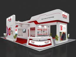 Exhibition Stall 3d Model 15x9 Mtr 4 Sides Open 3d Model Max 1 Exhibition Stall Design Exhibition Stand Design Stall Designs