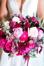 Fuchsia Wedding Bouquet Fuchsia Wedding Wedding Bouquets Industrial Wedding