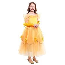Maybe you would like to learn more about one of these? Girls Belle Dress Up Princess Beauty And Beast Costume Kids Yellow Bal Toyscentral Europe