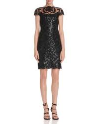 Tadashi Petites Sequined Lace Dress Bloomingdale S Cocktail Dress Lace Petite Evening Dresses Little Black Cocktail Dress