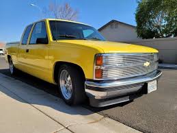 Image result for Bright Yellow 1990 Truck
