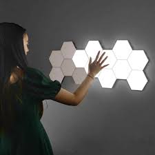 quantum light helios touch sensitive sensor led panel light modular hexagonal magnetic lights diy creative wall lamp painel led led panel lights aliexpress