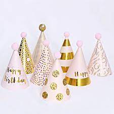 1pcs Happy Birthday Party Hats Polka Dot Diy Cute Handmade Cap Crown Shower Baby Decoration Boy Girl Gifts Supplie Party Hats Aliexpress