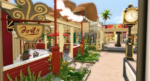A buried aloe plant, flying cacti and i've noticed some graphic bugs in an oasis springs neighborhood. Alcyone S Sims Cactus Valley Desert Street A Community Lot For
