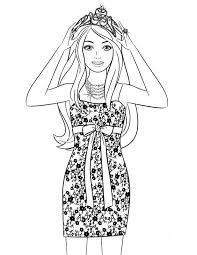 Print and color ballet pictures of girls at ballet, girls playing sports, at school and more. Fashion Girl Coloring Pages