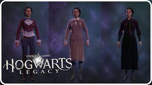 All 110 Female Outfits / Appearances / Suits Showcase Hogwarts Legacy -  YouTube
