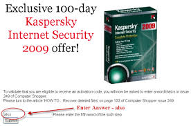 Get 100 Days Free Kaspersky Internet Security 2009 License Key Megaleecher Net