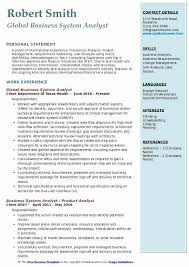 Agile Business Analyst Resume Unique Business System Analyst Resume Samples
