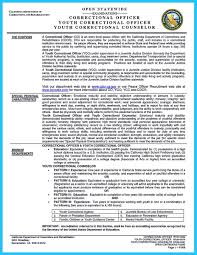 Awesome Perfect Correctional Officer Resume To Get Noticed Resume Objective Correctional Officer Resume