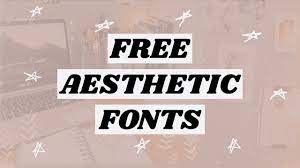 In basic > sans serif. Free Aesthetic Fonts For Commercial Use With Links Youtube