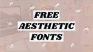 A font is a design for a set of characters. Free Aesthetic Fonts For Commercial Use With Links Youtube