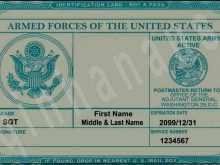 To suit your preferences, we have also made them 100% customizable. 84 Blank Us Army Id Card Template In Photoshop With Us Army Id Card Template Cards Design Templates