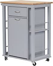 amazon.com: kitchen island with garbage bin