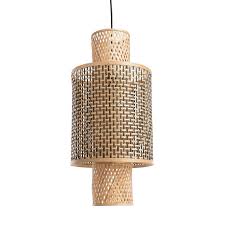 Vous allez l'adopter car elle va vous faire craquer. Lampe Double Abat Jour Noir Et Blanc En Bambou 30x41 Cm Le Rotin Dans La Decoration Autres Marques Maison Botanic