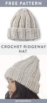 Free Crochet Pattern Using Patons Alpaca Blend Yarn Free Crochet Ridgeway Hat Pattern Oversiz Winter Hat Crochet Pattern Crochet Hat Pattern Crochet Patterns