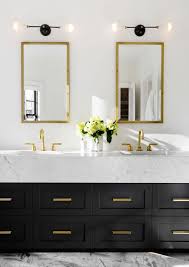 18 Gorgeous Marble Bathrooms With Brass Gold Fixtures Bathroom Inspiration Gold Bathroom Bathroom Design