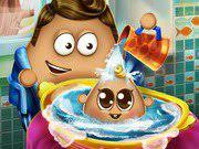 Baby pou bathing is a free baby you can play baby pou bathing in your browser for free. Pou Baby Wash Game Play Pou Baby Wash Online For Free At Yaksgames