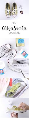 Diy Stardust Sneaker Armband Selber Machen Glitzer Schuhe Selber Machen Upcycling