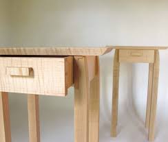 Mid century one drawer wood side table. A Pair Of Narrow Nightstands With Drawer Storage Mid Century Modern Furniture Styling With A Touch Of Zen For A Unique Pair Of Handmade Narrow Tables