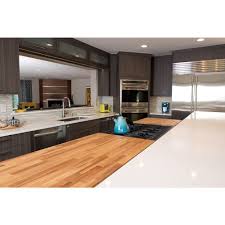 End grain is the premium construction style and our recommended surface for direct food preparation. Hardwood Reflections Solid Butcher Block Countertop The Home Depot Canada