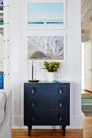 Black Hardware On Black Dresser Cottage Living Room American style full solid wood dressing table with lamp bedroom storage cabinet integrated simple modern walnut small family makeup table.