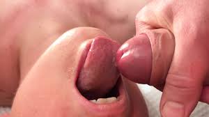Wow You Have so Much Precum Tasting Dick Juice Cum in Mouth Close-up