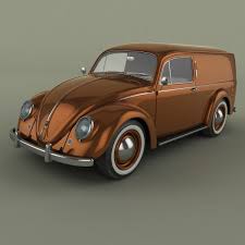 Beetle Van 3d Model 3d Model Vw Beetle Classic Vintage Vw Bus Classic Cars Trucks Hot Rods