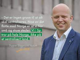 Trygve slagsvold vedum, leder av senterpartiet. Senterpartiet Hva Mener Du Eller Til Desentralisering Av Norge A Opprettholde Og Utvikle Gode Tjenester Naer Folk Er Et Viktig Prinsipp For Oss I Senterpartiet Vi Vil At