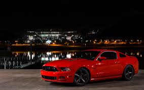 red mustang wallpapers top free red