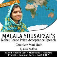 Perempuan muda berdarah pakistan ini adalah salah seorang penggiat dan aktivis perempuan serta pendidikan di negara konflik. Paired Text Lesson Malala Yousafzai Nonfiction Speech And Brave Song Women In History Malala Malala Yousafzai