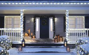 Noma C6 Led Christmas Lights 70 Clear Cool White Bulbs 23 8 Ft String Light Ul Certified Indoor Outdoor Amazon Com