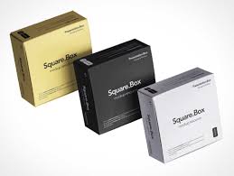 Highest quality mockups for photoshop. Low Profile Square Gift Boxes Psd Mockup Psd Mockups