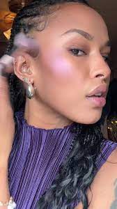Fenty Beauty Purple Blush Makeup Tutorial | TikTok