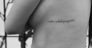 That is mostly because you can easily hide it whenever you want. Inspirational Quote Tattoos On The Ribcage