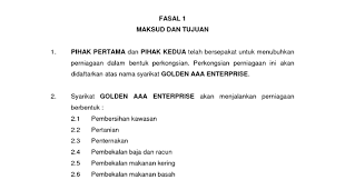 *tips membina nama perniagaan beraura lagi berpengaruh*. Contoh Surat Aku Janji Perniagaan Contoh Surat