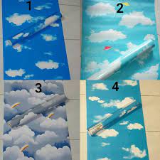 Check spelling or type a new query. Jual Wallpaper Dinding Sticker Motif Awan Di Lapak Ozan D2 Bukalapak