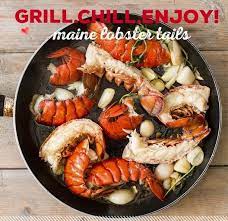 Six Maine Lobster Tails With Butter Easy To Prepare Delicious Versatile Lobster Recipes Tail Lobster And Burger Gourmet Dinner