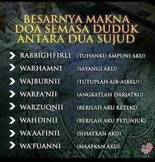 Doa Duduk Antara Dua Sujud Kata Kata Kutipan Rohani Kutipan Agama