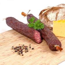Wildsalami Vom Hirsch Und Wildschwein Vomwochenmarkt De Rezepte Mit Wurstchen Bratwurst Selber Machen Wurstchen