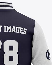 Download Varsity Jacket Mockup In Apparel Mockups On Yellow Images Object Mockups