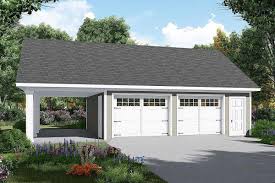 Detached Garage Plan With Carport 51185mm Architectural Designs House Plans Garage Plans Detached Garage Door Design Detached Garage Designs