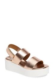 Add some metallic to your s/s wardrobe with these flatform sandals. Rose Gold Platform Sandals Steve Madden Cheap Online