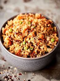 Ground Turkey Fried Rice Recipe W Brown Rice 15 Min Healthy Dinner Recipe Fried Rice Brown Rice Recipes Healthy Dinner