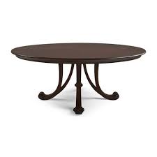 The monarch 76 dining table is a crate and barrel exclusive. Traditional Dining Table 76 0170 Robuchon Christopher Guy Wood Veneer Mahogany Base Round