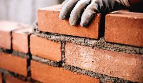 The mortar joints