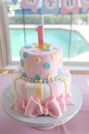 First Birthday Cake Images For Girls Splashing Into One Amelia S First Birthday Bash Project Nursery Baby Birthday Cakes First Birthday Cakes 1st Birthday Cakes
