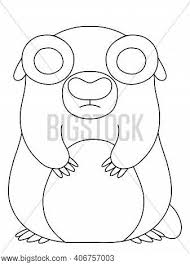 Groundhog day activities coloring pages are a fun way for kids of all ages to develop creativity, focus, motor skills and color recognition. Cute Groundhog Animal Vector Photo Free Trial Bigstock