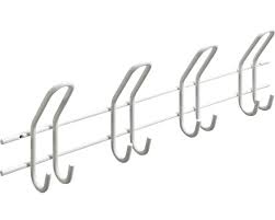 Cârlig dublu autoadeziv pentru perete wenko duo, argintiu. Cuier De Perete Cu 4x3 Carlige Hettich Classic 575x165x75 Mm Otel Alb Pret Mic La Hornbach